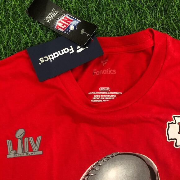 NWT Men's Red NFL KC Super Bowl LIIV Graphic Tee - Picture 4 of 4